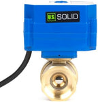 U.S. Solid 1" NPT Motorized Ball Valve with US Plug 110VAC Brass Electrical Ball Valve,Auto Return, Normally Closed, IP65 - Image 3
