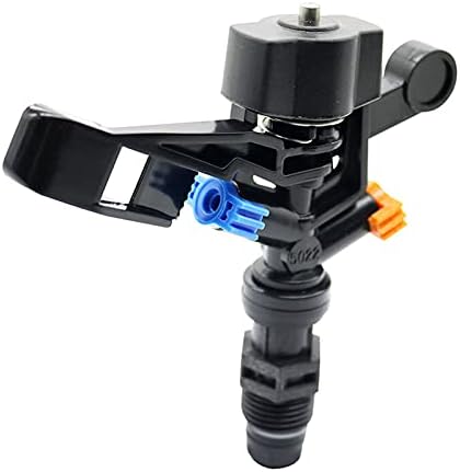 Rotate Rocker Arm Sprinkler 360 Degrees Auto-Rotate Two Holes Water Head Agriculture Tools 1/2" Male Thread 20 Pcs Landscape Gardening (Color : Black) - Image 7