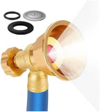 Hose Sprayer Nozzle Brass Adjustable Heavy Duty Garden Spray Attachment for Plant Watering Seedling Cultivation - Image 6
