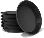 6 Pack Plant Saucer 12 14 16 18 20 22 Inch Plastic Plant Tray, Sturdy and Durable Flower Pot Container Accessories Plant Pot Saucers for Indoor and Outdoor (22 Inch, Black) by DUNPUTE