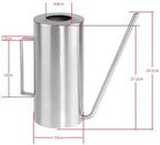 Watering Can, 1500ml Long Spout Stainless Steel for Succulents - Image 2
