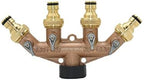 Garden Hose Connection Accessories 3/4 Inch Threaded Four-way Garden Tap Water Dispenser Water Pipe Four-way Manifold Irrigation Valve Quick Connector 1pcs (Color : B) - Image 6