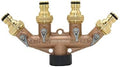 Pipe Fittings 3/4 Inch Threaded Four-Way Garden Tap Water Dispenser Water Pipe Four-Way Manifold Irrigation Valve Quick Connector 1pcs (Color : C) by XINHUIPART