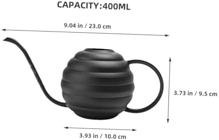 HOMSFOU Stainless Steel Watering Can 400ml Metal Long Spout Sprinkling Pot for Succulent Plants Indoor Outdoor Gardening - Image 2