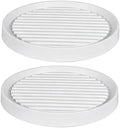 Plastic Trays for Plants with Wheels, Drip Trays for Potted Plants, 2 Pcs by Unknown