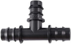 100Pcs 16mm Pipe Barb Tee Connector ID 13mm Hose 1/2" Coupling Garden Water Fittings Micro Drip Irrigation Tubing by Unknown