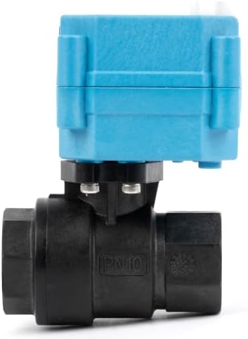 U.S. Solid 1/2” PPE Motorized Ball Valve with US Plug - Plastic Electrical Ball Valve, 2 Wire Auto Return, AC 110~230V, Normally Closed - Image 5