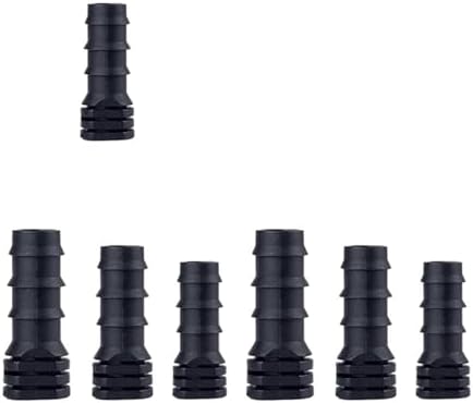 15mm 18mm 24mm PE Barb End Connectors Couplings Straight Tee Connector Micro Drip Irrigation Tube Repair Fitting Garden Watering(End Plug,24MM_10 PIECES) by Unknown
