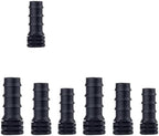 15mm 18mm 24mm PE Barb End Connectors Couplings Straight Tee Connector Micro Drip Irrigation Tube Repair Fitting Garden Watering(End Plug,24MM_30 PIECES) by Unknown