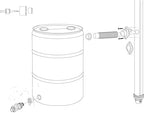 EarthMinded Rain Barrel Diverter Kit 3x4 Downspouts - Image 2