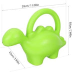 DOITOOL 2pcs Dinosaur Watering Can Set for Indoor Gardening, Small Thickened Large Capacity Plastic Plant Watering Kettle in Green and Blue for Home Flower Care - Image 4