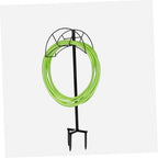 Freestanding Garden Hose Stand, Iron Hose Holder for Outdoor Use - Image 4