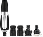 Upgraded Heavy Duty High Pressure Hose Nozzle, Trigger Control Adjustable Spray Rubber Non Slip Grip Universal Fit Garden Hose Nozzle, Rust Proof Hose Sprayer Nozzle for Car Garden Patio Bathing (A) by Unknown
