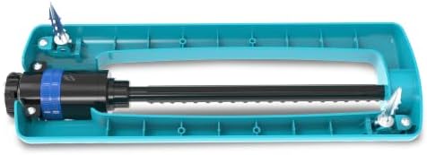 Aqua Joe Oscillating Sprinkler with Metal Ground Spike, Adjustable Spray Position Irrigator for 4000 Sq Ft Coverage Compatible with Garden Hoses - Image 3