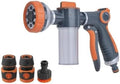 Garden Hose Foam Nozzle, 8 Spray Patterns, 3-grade foam control by Unknown