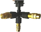 Garden Lawn Sprinkler Irrigation System 1 Piece of 5 Heads Micro-Irrigation System Mist Cooling Nozzle Garden Greenhouse Adjustable and Shut Down Spray Nozzle - Image 7