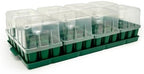 Vego garden 8 Pack Standard Seedling Trays with Seedling Tray Lids and 10" x 20" Bottom Watering Trays Seedling Suite by VegoGarden
