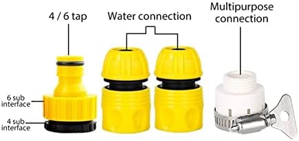 360 Degree Automatic Rotating Lawn Sprinkler -Yard Garden Large Area Coverage Water Sprinkler Irrigation Water Sprayer (Color : A Yellow 20.5x18x9cm) - Image 6