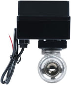 U.S. Solid Motorized Ball Valve- 3/4" Stainless Steel Ball Valve with Full Port, 9-36V AC/DC, 2 Wire Auto Return Setup, Normally Closed (N/C) - Image 5