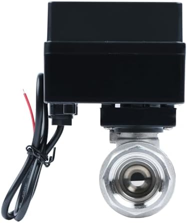U.S. Solid Motorized Ball Valve- 3/4" Stainless Steel Ball Valve with Full Port, 9-36V AC/DC, 2 Wire Auto Return Setup, Normally Closed (N/C) - Image 5