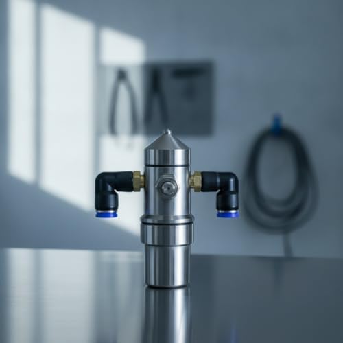 Generic Humidifier Nozzle Industrial Spray Nozzle Misting Nozzle Humidity Nozzle with Side Inlet Ports and Brass Elbows for Reliable Fine Mist Output Suitable, Style to 2 - Image 3