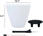 Self-Watering Planters, 2-Pack, 10.2 Inch, White - Image 6