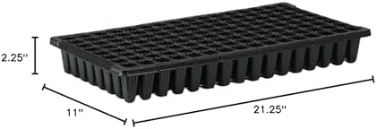 Bootstrap Farmer 128 Cell Seed Starting Tray Extra Thick Black 10 Trays - Image 4