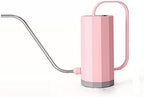 Fashion Long Spout Watering Can for Indoor Outdoor Plants 1.8L Watering Pot (Pink) by Layboo