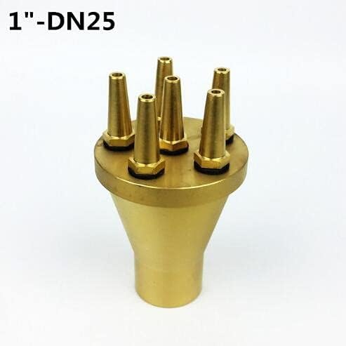 1" 1.5" 2" Straight Sprayer Pond Music Brass Fountain Nozzles for Garden Sprinkler Irrigation System - Image 5