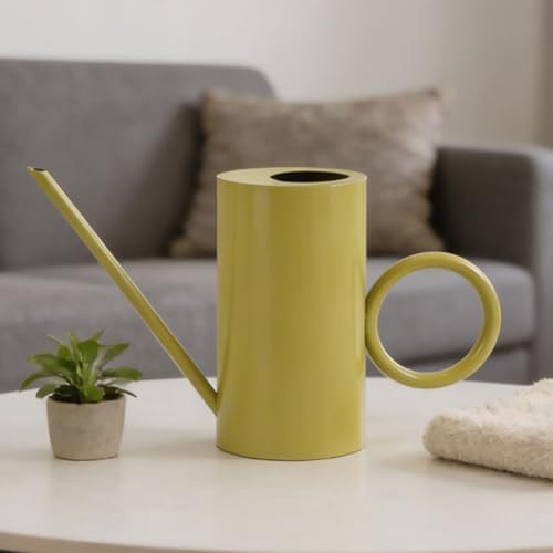 Generic Long Spout Watering Can Stainless Steel Indoor Plant Watering Can 1.5L Leakproof Metal Design Ergonomic Handle Wide Opening for Houseplants Patio Garden Use - Image 5