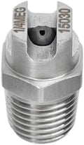 10 Pcs 1/4" High Pressure Cemented Carbide Flat Fan Nozzle 15 Degrees Stainless Steel Anti-clogging Spray by HighQualityFlagship