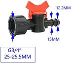 Hose Connector Adapter 1/2 3/4 Thread To 8mm/10mm/12mm/14mm/16mm/19mm Hose Garden Faucet Irrigation Valve Using Pe Tube Tonnage 20Pcs (Color : 1I2 to 8mm) - Image 4
