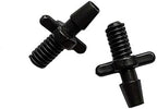 Garden Lawn Sprinkler Irrigation System 100Pcs 3 / 5mm Threaded Connector for Barbed Joint Drip Hose Plastic Barb Fitting - Image 4