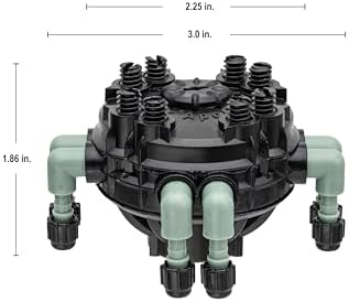 10-Pack Orbit 67000 8 Port Adj Flow Drip Manifold, Single - Image 2