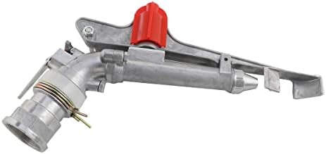 2'' Agriculture Irrigation Spray Gun Sprinkler Large-Area Irrigation Spray Gun Garden Farm Watering Sprinkler 360° Adjustable Watering for Farms, Orchards, Tea Gardens, Forestry - Image 4