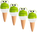 Yardwe 4pcs Frog Shaped Ceramic Plant Waterer with 140ml Xmas by YARDWE