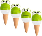 Yardwe 4pcs Frog Shaped Ceramic Plant Waterer with 140ml Xmas by YARDWE