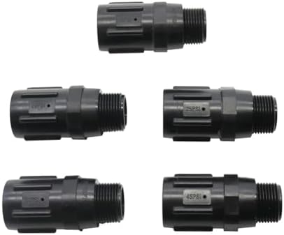 15~45 PSI Preset Pressure Regulator 3/4" Female to Male Thread Reduces Incoming Water Pressure Valve Garden Irrigation Fittings(Black 15PSI) - Image 2