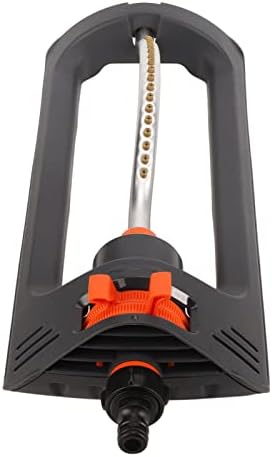 Automatic Oscillating Lawn Sprinkler with 19 Adjustable Spray Patterns Aluminum Alloy Body Heavy-Duty Plastic Base for Garden Irrigation & Yard Watering - Image 6