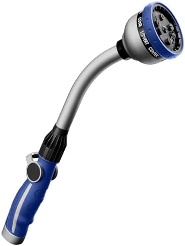 RESTMO Watering Wand Heavy Duty, 15-Inch Long Hose Nozzle Sprayer by Restmo