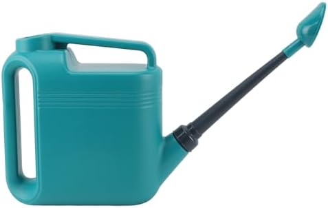 Asixxsix Watering Can, 5L Large Capacity Lightweight Long Spout Plastic Watering Can, Gooseneck with Removable Sprinkler Head for Flowers Vegetables Indoor Outdoor Garden by Asixxsix