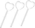 Totority 3pcs Heart-Shaped Glass Self-Watering Bulbs Plant Watering Globes for Automatic Irrigation by Happyforkidstogrowup