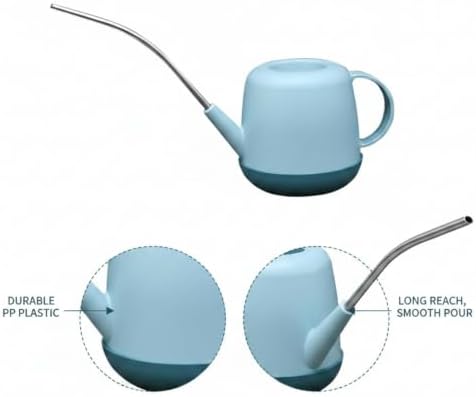 Long Spout Watering Can for Indoor Plants, Durable PP Plastic Pot Waterer with Precision Flow Control for Hanging Baskets and Dense Foliage - Image 6