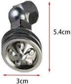 2PCS Atomization Adjustable Nozzle Garden Plastic Alloy Cyclone sprayer nozzle(5 Holes) - Image 2