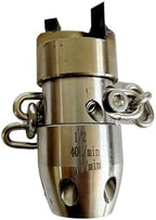 1/2" High Pressure Diamond Chain Rotating Nozzle 40L for Sewer - Image 2