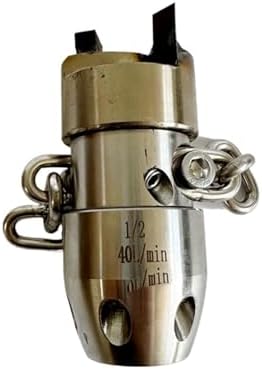 1/2" High Pressure Diamond Chain Rotating Nozzle 40L for Sewer - Image 2