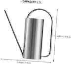 BESPORTBLE Vintage Stainless Steel Watering Can Spout for Indoor Plants Ergonomic Design Capacity for Easy Watering and Houseplants - Image 4