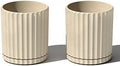 Veradek Demi Series Demi 6" Planter w/Tray - Sand, 2 Pack by VeradekOutdoor