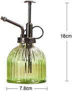 Sprinkler Bottle Small Watering Cans for House Plant Garden Flower Vintage Shape Plant Flower Pressure Water Bottles Watering Cans Sprinkler Garden Tool Sprinkling can(Green) - Image 2