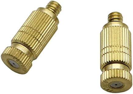 Garden Lawn Sprinkler Irrigation System Brass High Pressure Mist Cooling Nozzle with External Thread Garden Tools and Equipment Industrial Cooling System 1 Piece (Color : 0.15 mm) - Image 5